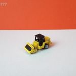 Eredeti Galoob 1987 Micro Machines Steamroller úthenger munkagép autó !! fotó