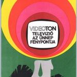 Villamosplakát: Videoton televízió az ünnep fénypontja, 1968 fotó