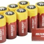 VOLTCRAFT CR123A 10pcs CR-123A Fotóelem Lítium 1500 mAh 3 V 10 db fotó