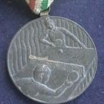 Sport érem Asztalitenisz VIII. Ker IFI Bajnokság 1954 fotó