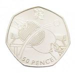 Egyesült Királyság, 50 pence 2011 - Londoni olimpia - asztali tenisz aUNC+ fotó