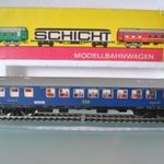 A68 H0 1: 87 Schicht forgózsámolyos CSD vasútmodell személyvagon + gyári doboz fotó