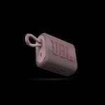 JBL GO3 Hordozható Bluetooth hangszóró, vízálló, Pink fotó