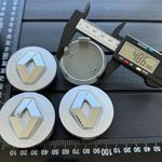 Új Renault 54mm 4db Alufelni Felni Kupak Közép Felniközép Felnikupak Embléma Ezüst fotó