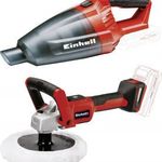 Einhell Power X-Change TE-VC 18 Li + CE-CP 18/180 Akkus kézi porszívó Akkus polírozóval, Akku nélkül fotó