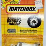 Matchbox MB66 Sauber Group C Racer versenyautó bontatlan bliszterben fotó