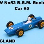 Matchbox MOKO / Regular Wheels. No 52 B.R.M. Racing Car #5. fotó