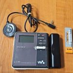 Sony HI-MD Walkman MZ-RH910 minidisc lejátszó + 20db minidisc fotó