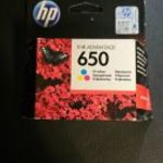 HP 650 színes tintapatron fotó