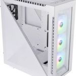 Thermaltake Divider 500 TG Snow ARGB White Midi torony Számítógép ház Fehér 3 előre telepített LE... fotó