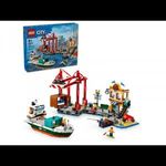 Lego City Tengerparti kikötő teherszállító hajóval (60422) (lego60422) fotó