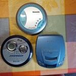 Discman 3 db + mp3 player (Mind hibás) fotó