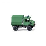 Wiking 037404 H0 Tehergépjármű modell Mercedes Benz Unimog U 1700 rendőrség fotó