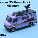 Matchbox Superfast. Mercedes TV News Truck Missouri. fotó