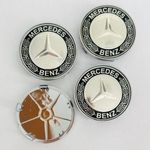 Új 4db Mercedes 68mm felni kupak alufelni felniközép felnikupak embléma kerékagy porvédő kupak fotó