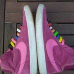 Nike Blazer Mid Premium 36, 5-es velúr rózsaszín-fehér női/lány edzőcipő fotó