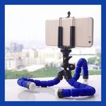 gorillapod tripod állvány HomTom HT17 Pro telefonhoz kék színben fotózáshoz videó nézéshez fotó