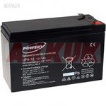 Powery ólom zselés akku Szünetm.hez APC Back-UPS BK500-FR 12V 9Ah (helyettesíti 7, 2Ah / 7Ah is) fotó