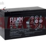 Ólom akku 12V 7, 2Ah (FIAMM) típ. FG20721 VDS-minősítéssel (csatl.: F1) fotó