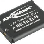 EN-EL19 Nikon kamera akku 3, 7V 700 mAh, Ansmann fotó