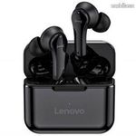 LENOVO QT82 bluetooth fülhallgató, headset - FEKETE - Sztereo, v5.0, TWS, mikrofon, LED jelzés, t... fotó