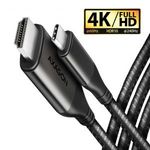 AXAGON RVC-HI2MC USB-C - HDMI 2.0 adapter 4K/60Hz Aluminum 1, 8m cable Black RVC-HI2MC Kiegészítő, ... fotó