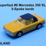 Matchbox Superfast. No 6 Mercedes 350 SL - 5-Spoke kerék. fotó