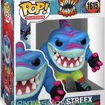 10cmes Funko POP 1615 figura - Street Sharks / Utcai Cápák: Streex cápa szörny figura - 1990s retro fotó