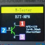 ESR, tranzisztor, FET, dióda, R, L, C, félvezető, multifunkciós teszter fotó