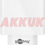 Goobay dupla USB gyorstöltő QC3.0, 28W, fehér fotó