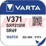 Varta gombelem, óraelem V371/SR69/SR921SW 1db/csomag fotó