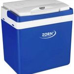 ZORN Z26 12/ 230V Hűtőláda EEK: E (A - G) Termoelektromos 12 V, 230 V Kék-fehér 25 l 18°C-kal a k... fotó