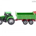 SIKU Deutz traktor univerzális utánfutóval 1: 87 - 1673 fotó