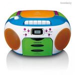 Lenco SCD-971 Portable FM radio CD/Cassette player Multi colour SCD971 fotó