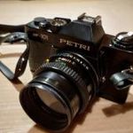 Petri MF-101 tükörreflexes fényképezőgép + Petri 50mm f/2, 0 objektív fotó