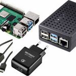 TRU COMPONENTS Pure Set Raspberry Pi? 4 B 8 GB 4 x 1.5 GHz Tápegységgel, Házzal fotó