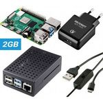 TRU COMPONENTS Pure Set Raspberry Pi? 4 B 2 GB 4 x 1.5 GHz Tápegységgel, Házzal fotó