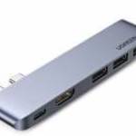 Ugreen Multifunkcionális HUB 2x USB Type-c - USB Type-c PD (Thunderbolt 3, 100W, 4K @ 60 Hz, 10 Gbps fotó