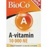 BIOCO A-VITAMIN 10000MG MEGAPACK TABL. fotó