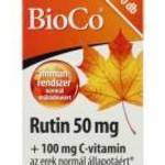 BIOCO RUTIN 50MG + C-VITAMIN 100MG TABL. fotó