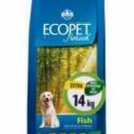 Ecopet Natural Fish Medium 14kg fotó