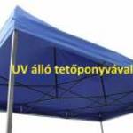 UV állóbb 3x4, 5 kék rendezvény sátor árusító piaci horgász kerti pavilon ST30 - Monivel fotó