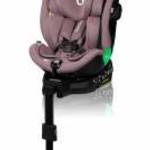 Lionelo Harmony I-Size 360°-ban forgatható ISOFIX gyermekülés (40-150 cm) - Pink Mauve Bamboo fotó