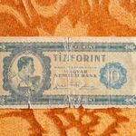 1946 -os Kossuth Címeres 10 Forint bankó!! ( Az első 10 forintos) RITKÁBB !!!! (L2323) fotó