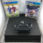 Sony PlayStation 4 PRO 1TB konzol csomag kiegészítőivel és játékokkal ( PS4 ) (használt, 1 hó gari) fotó