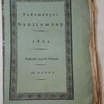 Tudományos Gyüjtemény 1824.Nyoltzadik év.vágatlan, római romok, ,nyelvészet, ,utazás, Ossián ének fotó