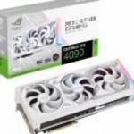 ASUS ROG -STRIX-RTX4090-O24G-WHITE NVIDIA GeForce RTX 4090 24 GB GDDR6X fotó