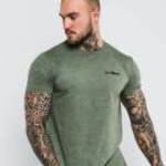 GymBeam Basic Heather Military póló - (XL) - GymBeam [1 db] fotó