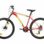 vidaXL 21 sebességes piros mountain bike 27, 5 hüvelykes kerékkel 50 cm fotó