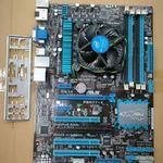 Asus P8H77-V LGA1155 Alaplap + Hátlap + Intel i3-3220 Processzor + Cpu Hűtő fotó